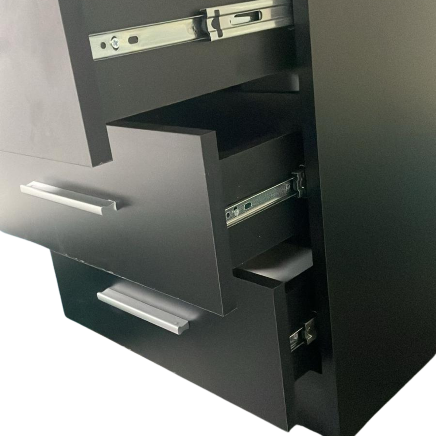 3-Drawer Bedside Table – Modern Nightstand with Storage