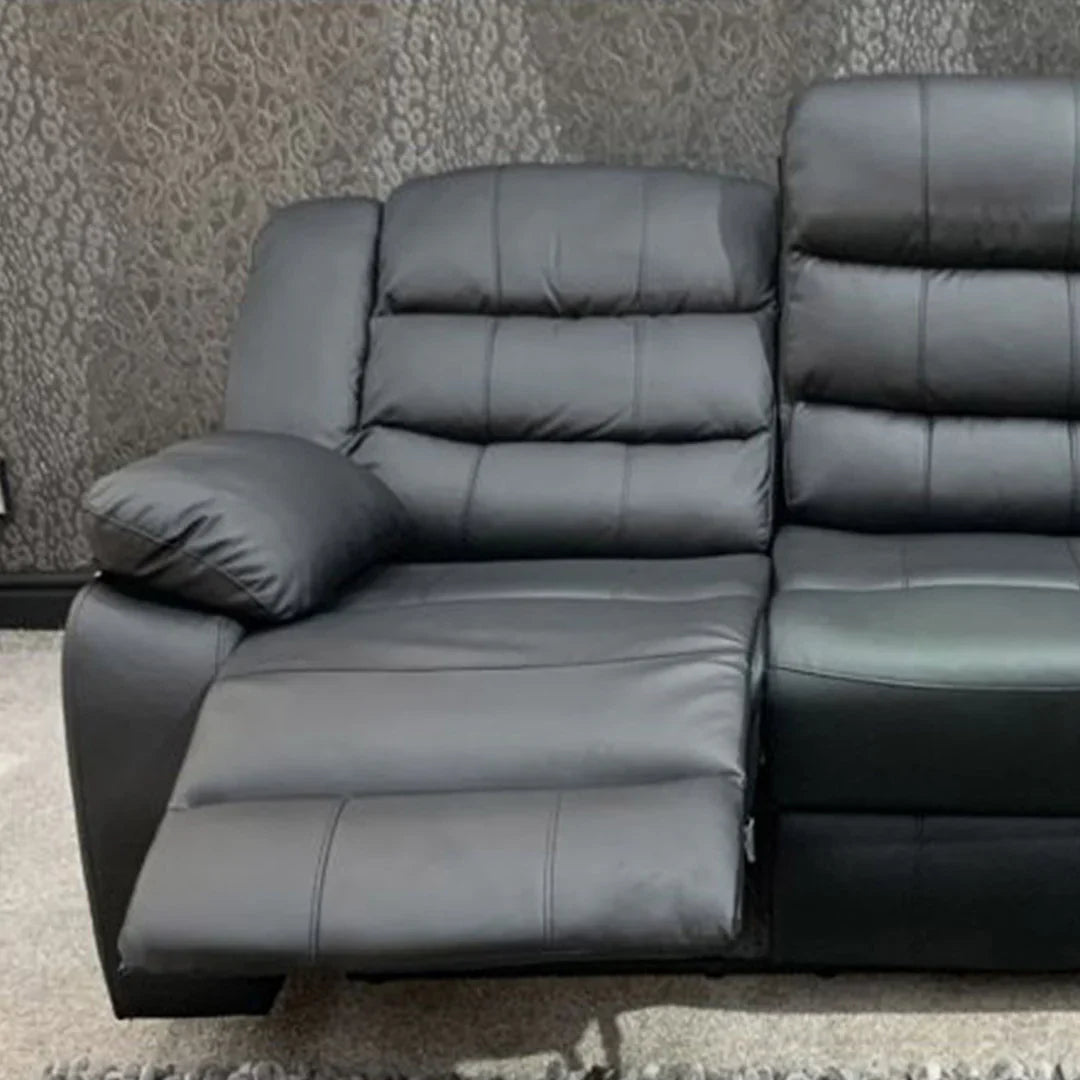 Roma Leather Recliner Sofa with Cup Holders – 3+2 Seater Luxury Sofa for Homes