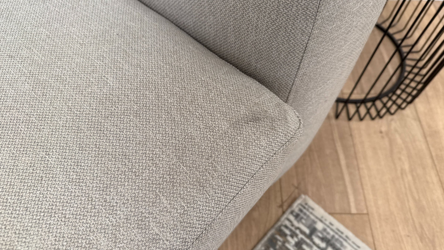 Layla 3 Seater Chaise Fabric Sofa | Heaven Furnishing
