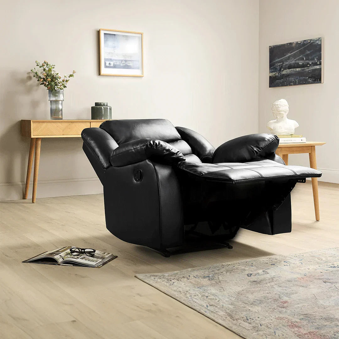 Roma Leather Recliner Sofa Armchair – Luxury Comfort for Homes