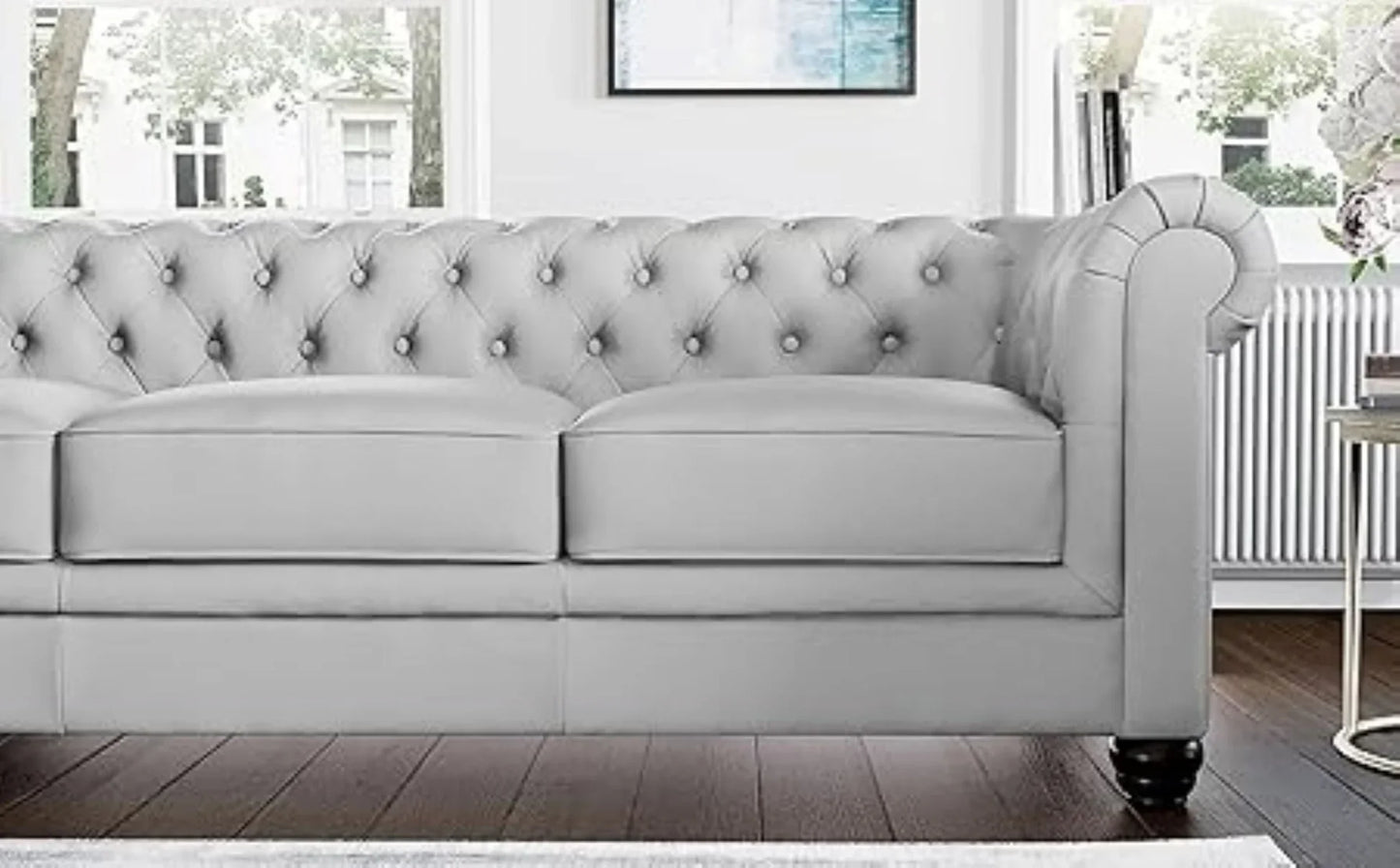 Simpson Solid Wood Chesterfield Sofa – Heaven Furnishing