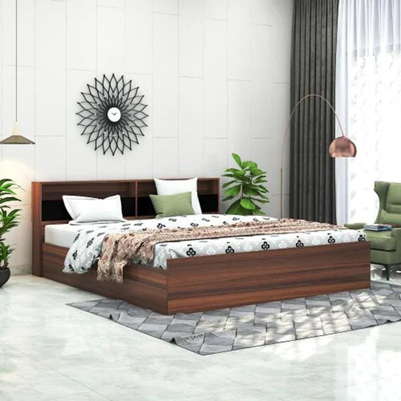 Anthony Engineered Wood Bed with Box Storage | Heaven Furnishing