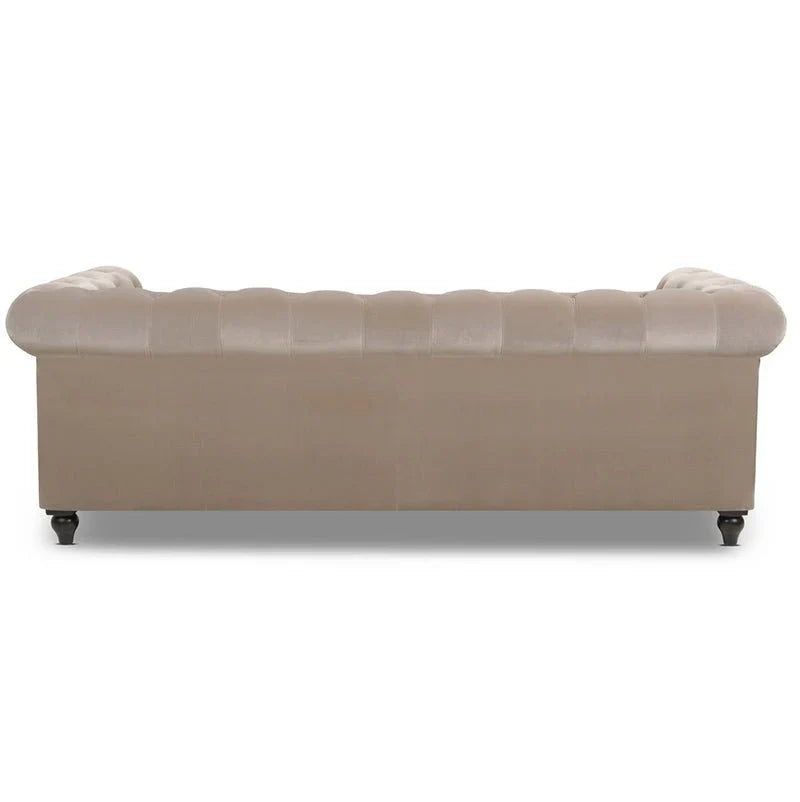 Hendrix Solid Wood Fabric Chesterfield Sofa – Heaven Furnishing