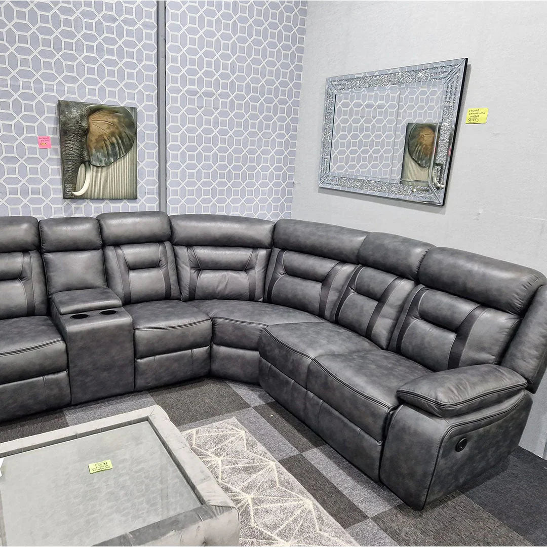 Nova Electric Recliner Leather Corner Sofa – Luxury Comfort for Modern Homes