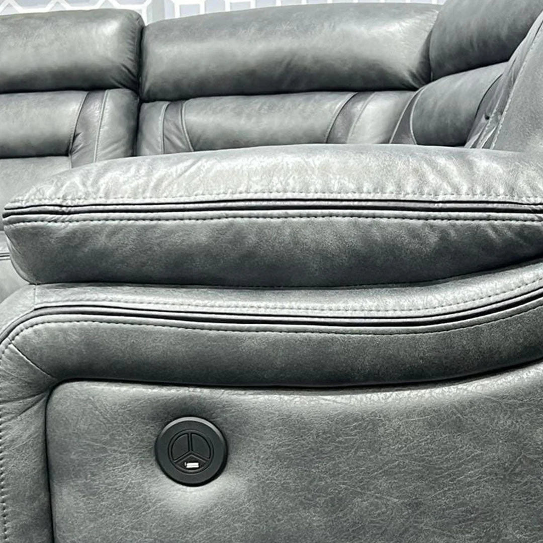 Nova Electric Recliner Leather Corner Sofa – Luxury Comfort for Modern Homes