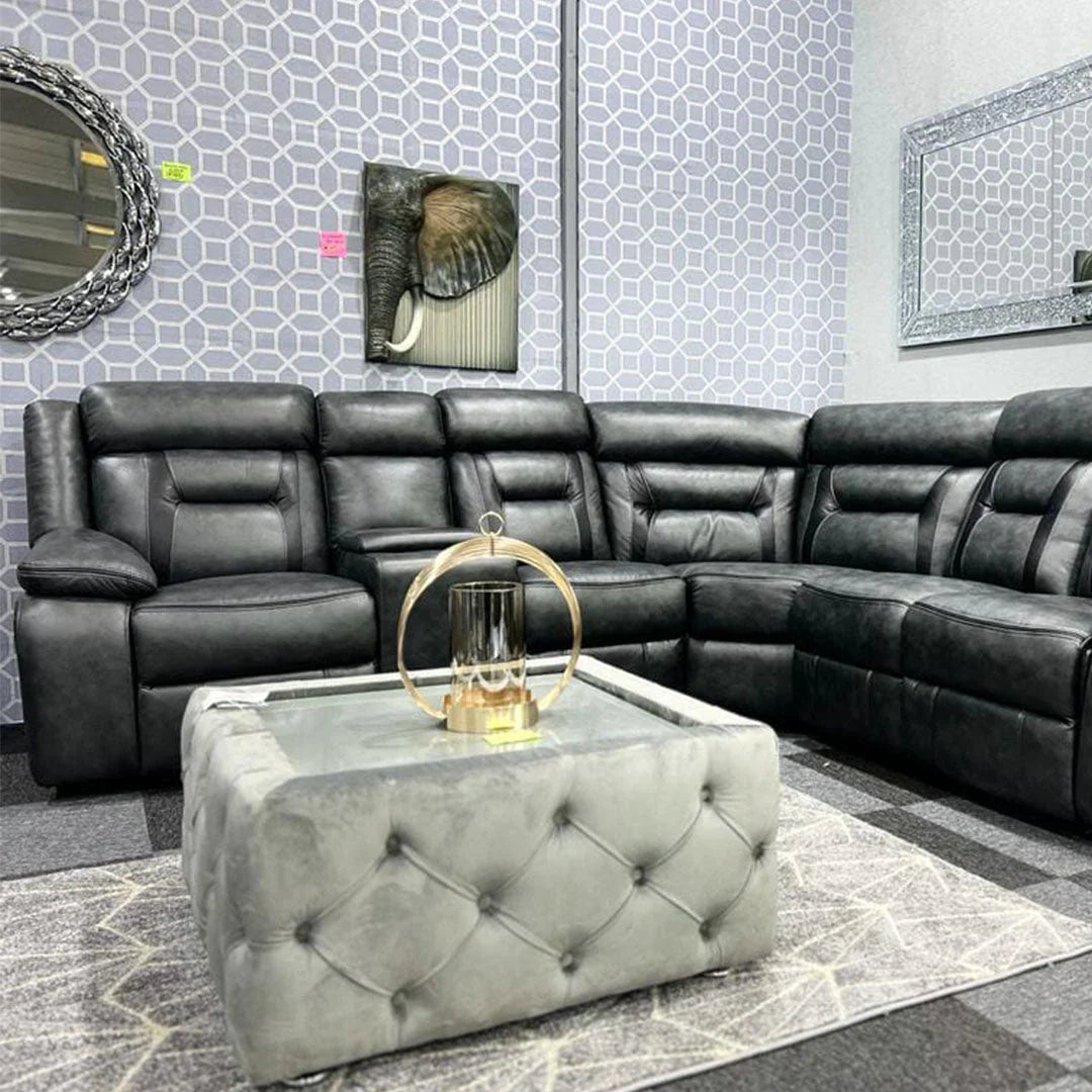 Nova Electric Recliner Leather Corner Sofa – Luxury Comfort for Modern Homes