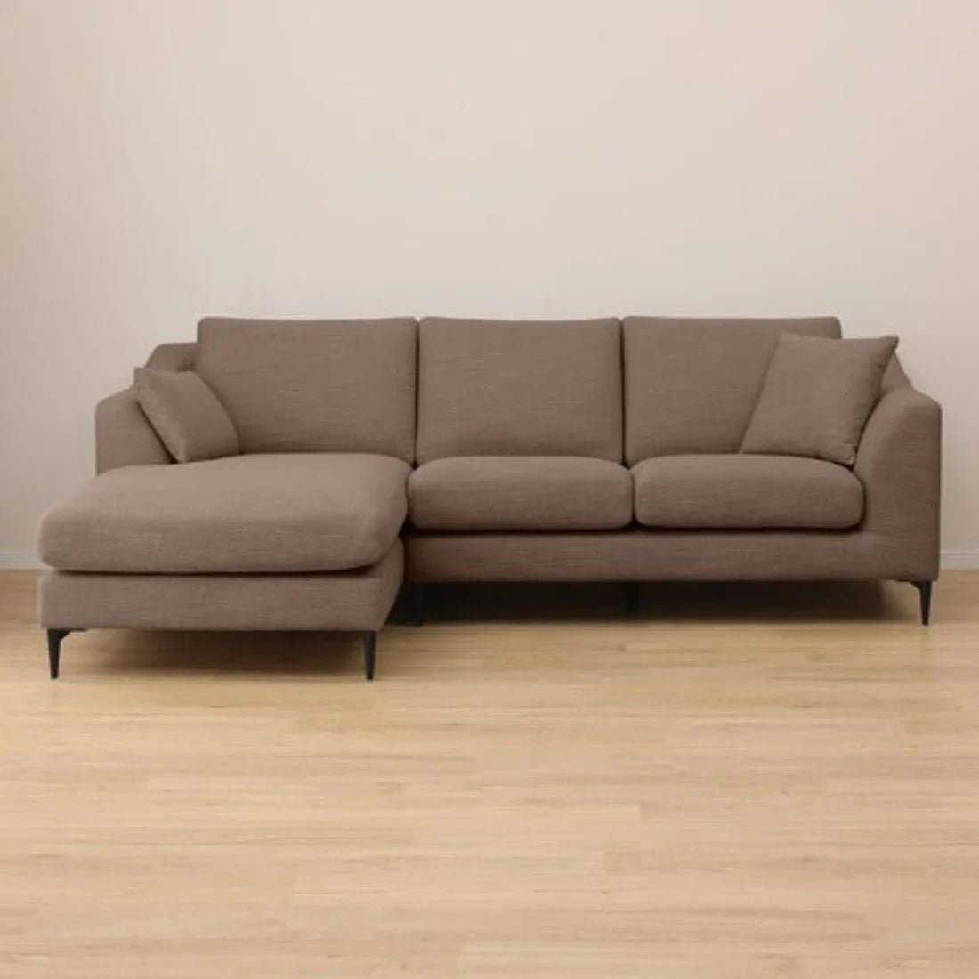 Flora 4 Seater L Shape Fabric Sofa – Stylish & Comfortable Sectional