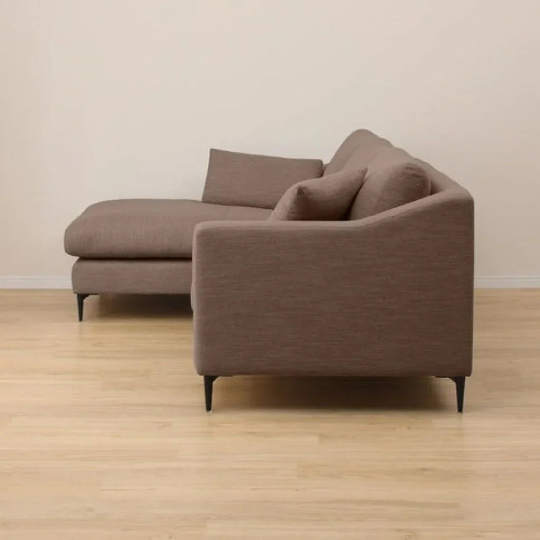 Flora 4 Seater L Shape Fabric Sofa – Stylish & Comfortable Sectional