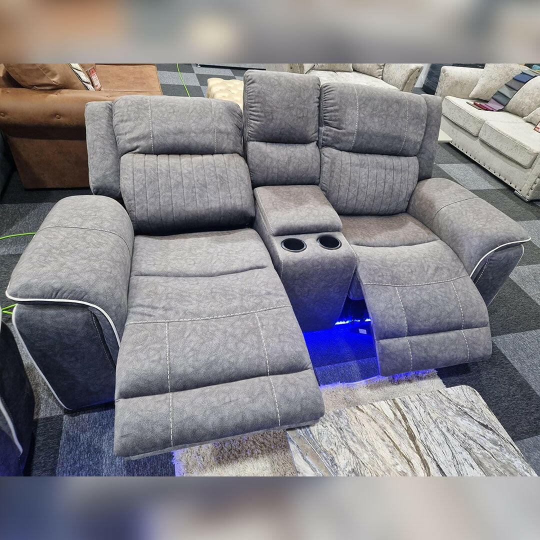 Hannah Electric Recliner 3+2 Sofa Set in Micro Fibre Fabric – Comfortable Living for Homes