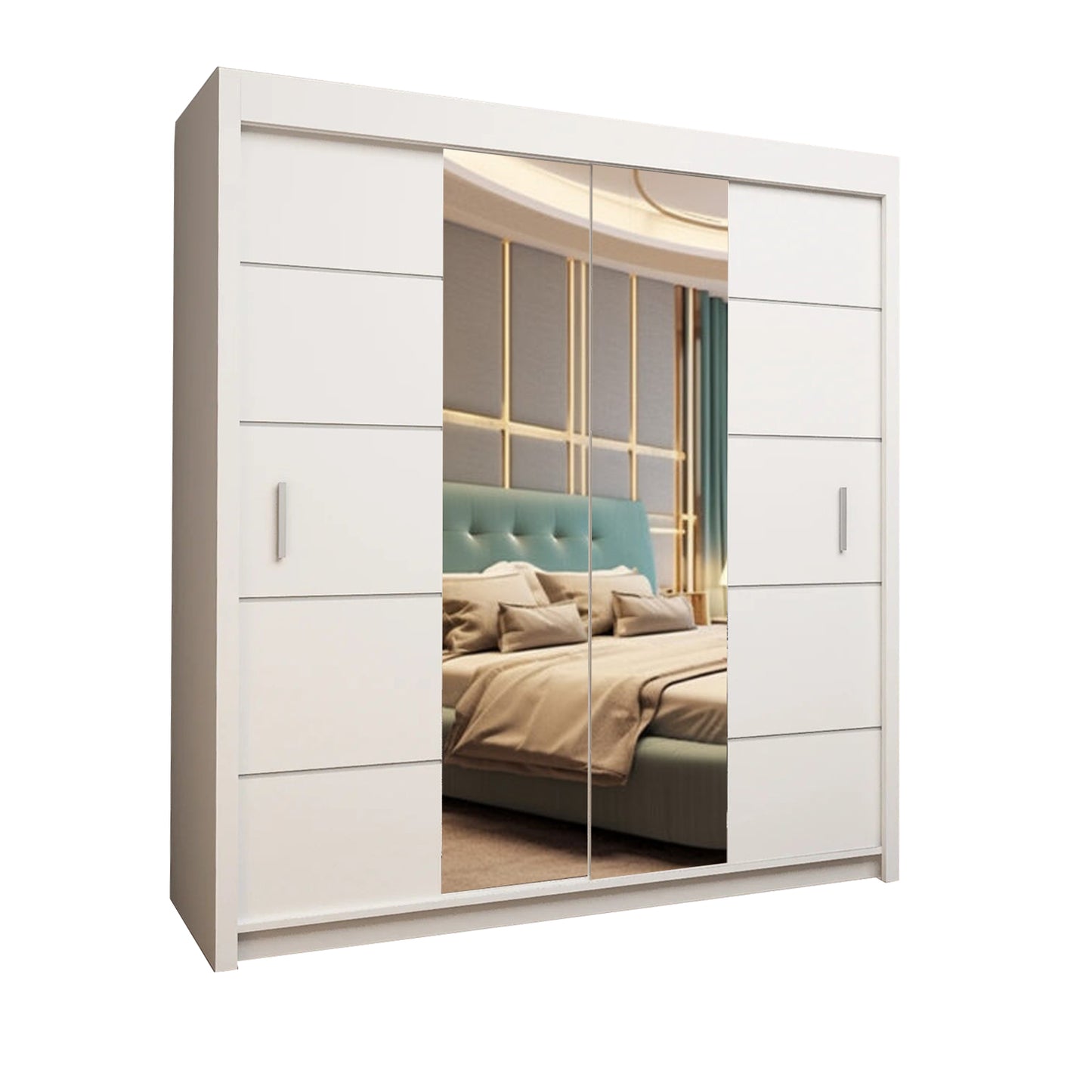OSLO Sliding Door Wardrobe with Mirror