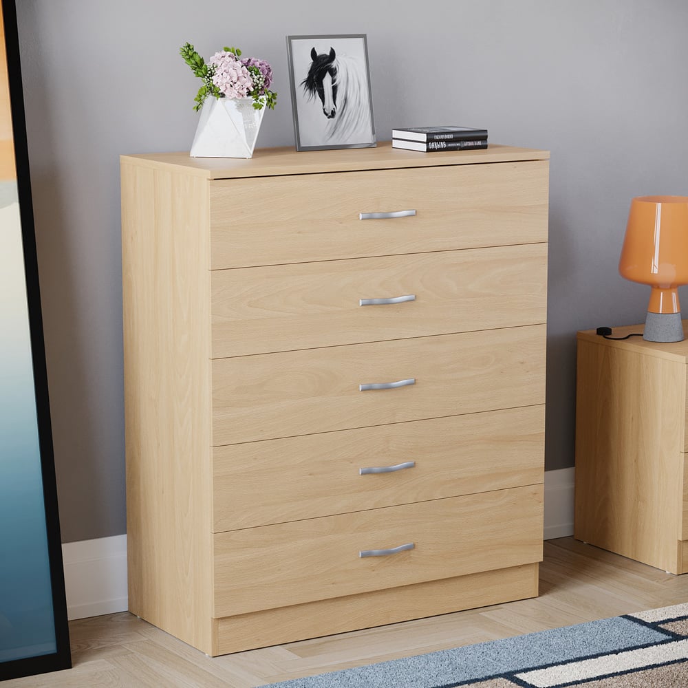 Chester 5 Drawer Chest – Bedroom Storage Unit