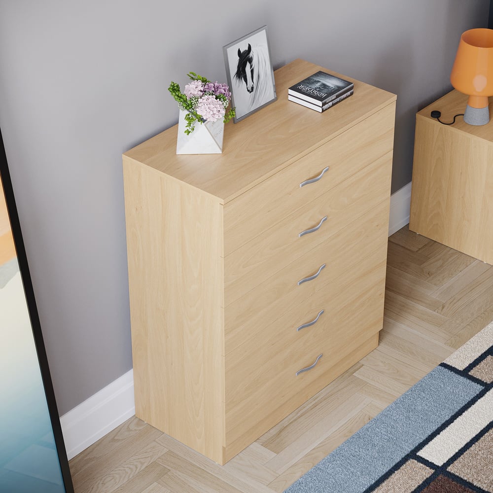 Chester 5 Drawer Chest – Bedroom Storage Unit