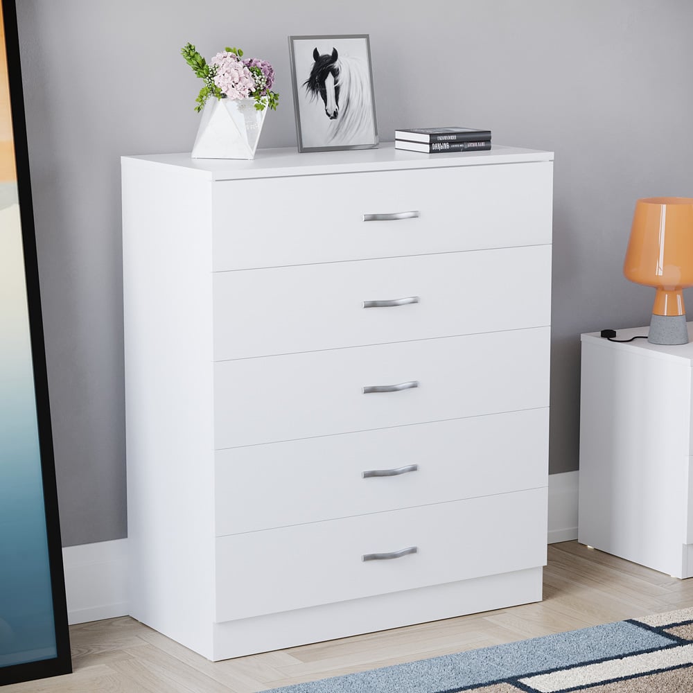 Chester 5 Drawer Chest – Bedroom Storage Unit