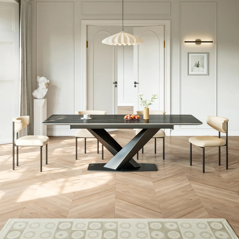 Nordic Rock Extendable Ceramic Dining Table