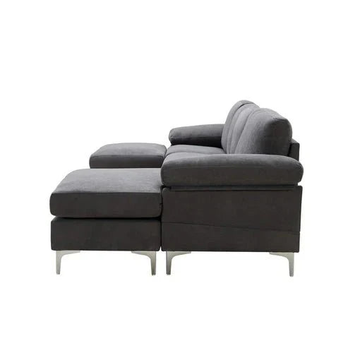 Coral 6 Seater U-Shape Sofa – Modern Family Sectional Couch