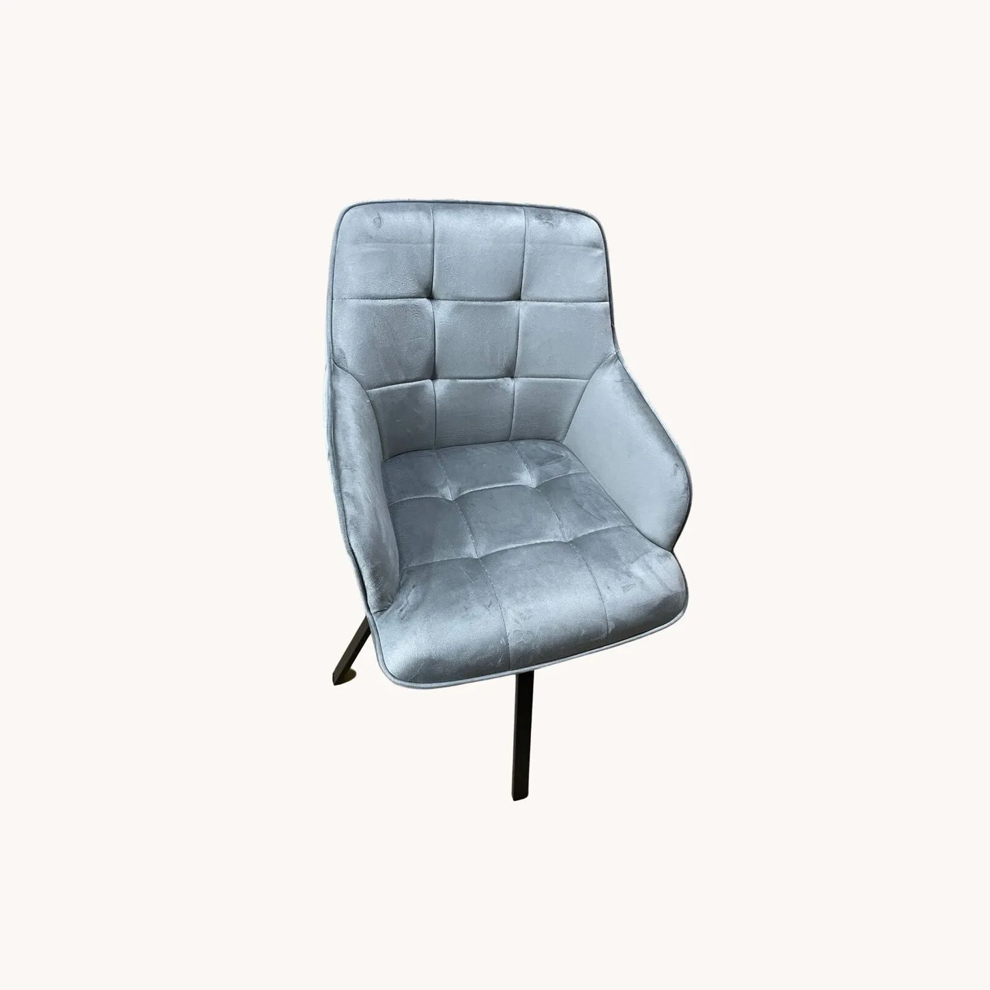 Ava Velvet Dining Chairs – Swivel Upholstered Chairs
