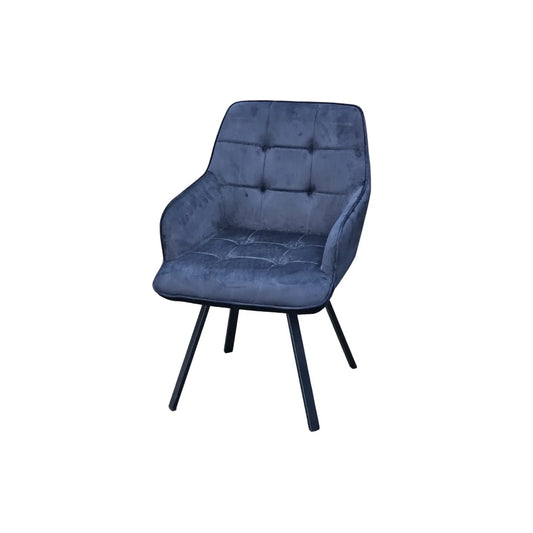 Ava Velvet Dining Chairs – Swivel Upholstered Chairs