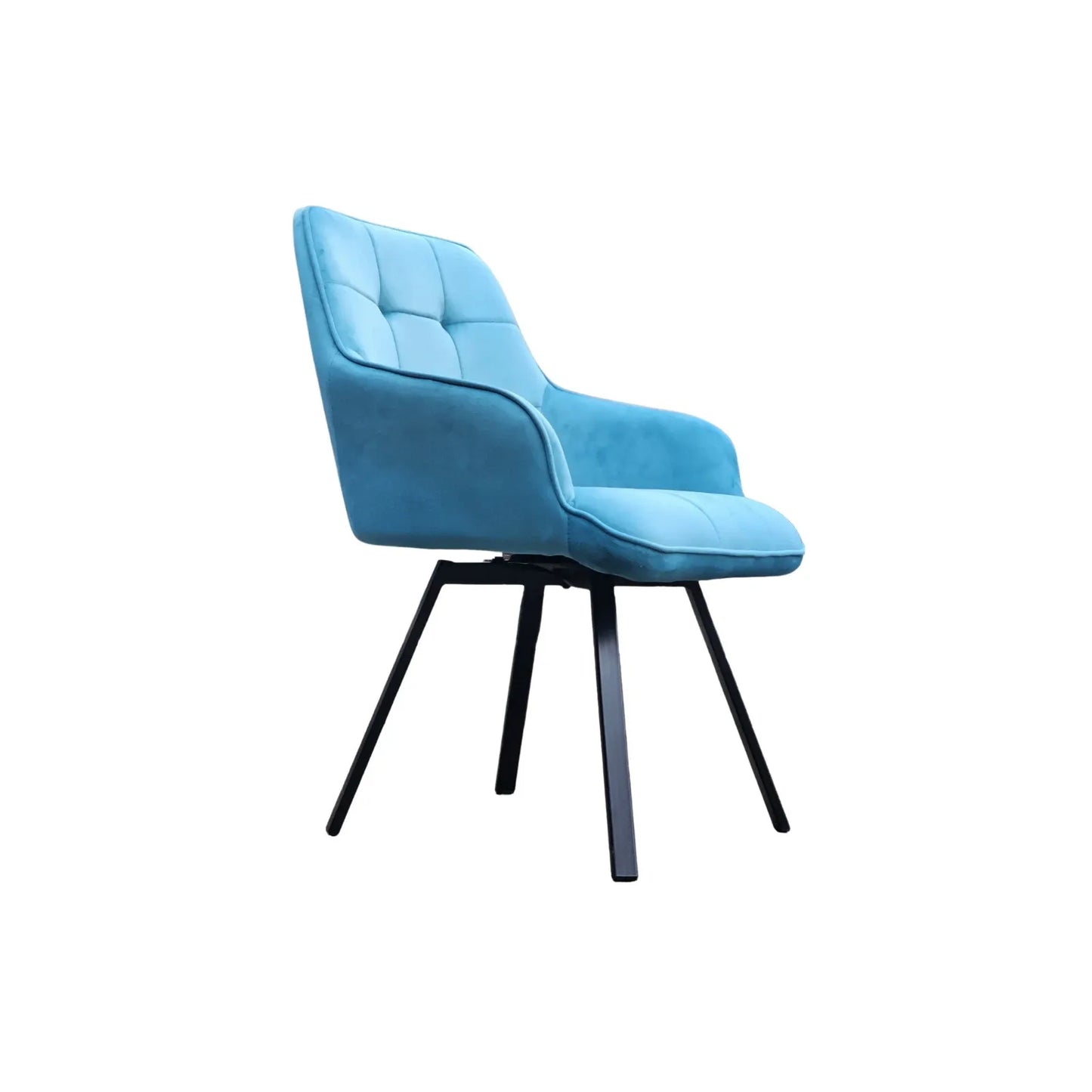 Ava Velvet Dining Chairs – Swivel Upholstered Chairs