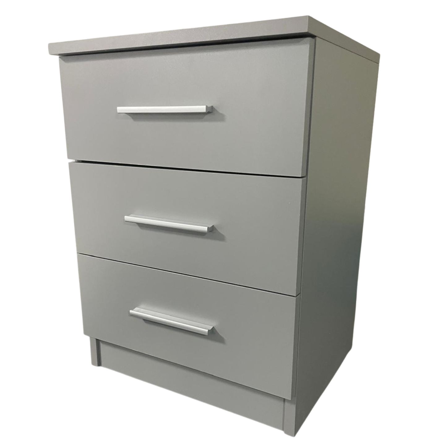 3-Drawer Bedside Table – Modern Nightstand with Storage