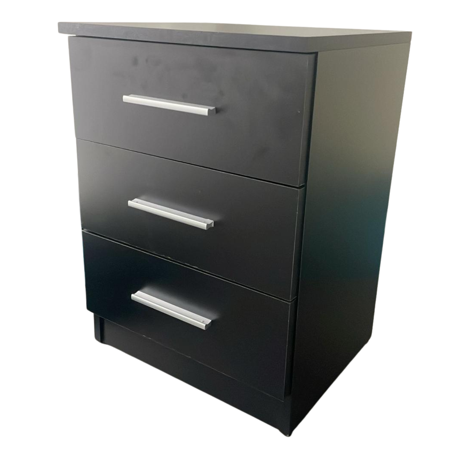 3-Drawer Bedside Table – Modern Nightstand with Storage
