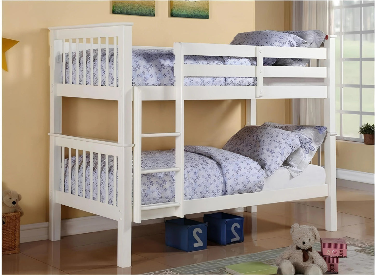 Lily Wooden Bunk Bed with Guest Bed