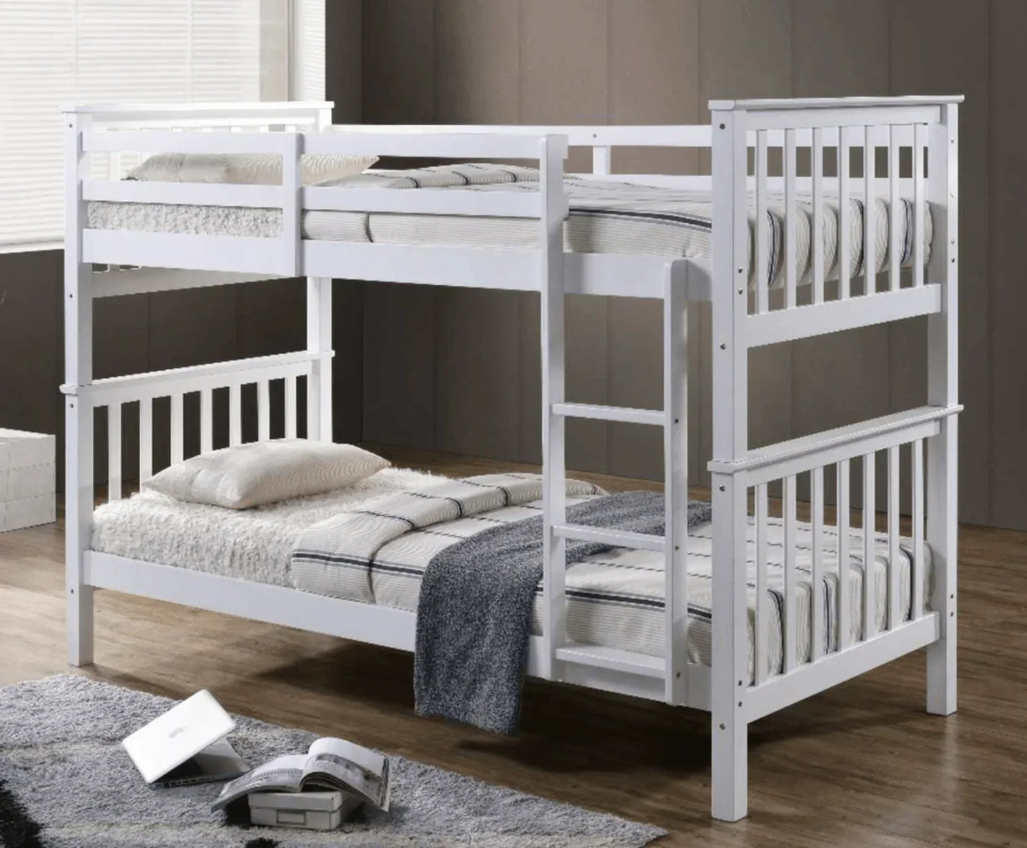 Lily Wooden Bunk Bed with Guest Bed