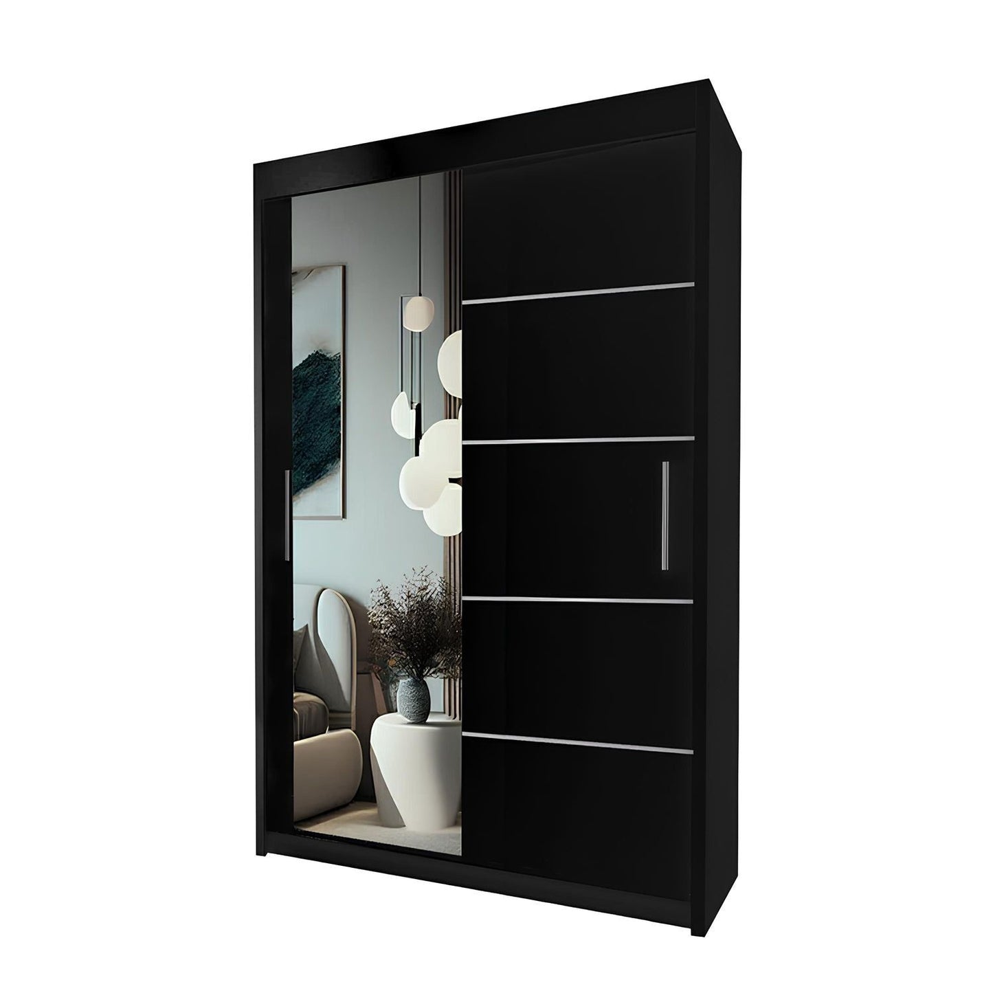 LYON Sliding Door Wardrobe with Mirror