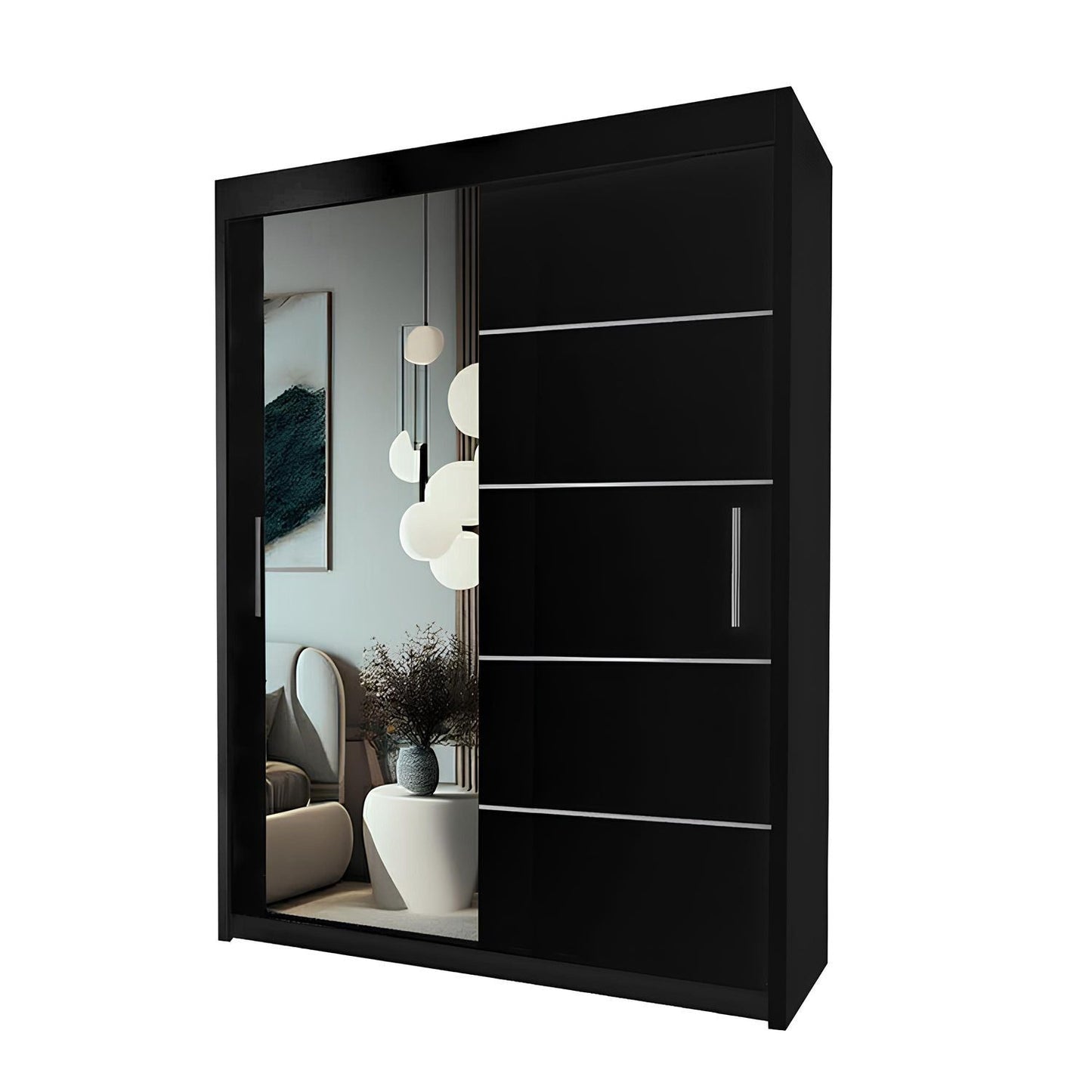 LYON Sliding Door Wardrobe with Mirror