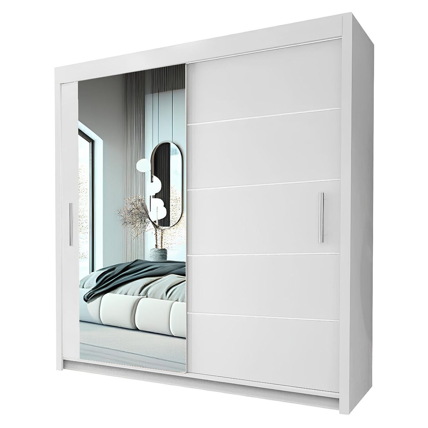 LYON Sliding Door Wardrobe with Mirror