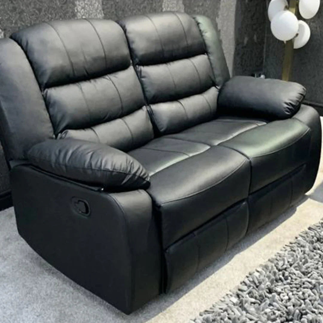 Roma Leather Recliner Sofa with Cup Holders – 3+2 Seater Luxury Sofa for Homes