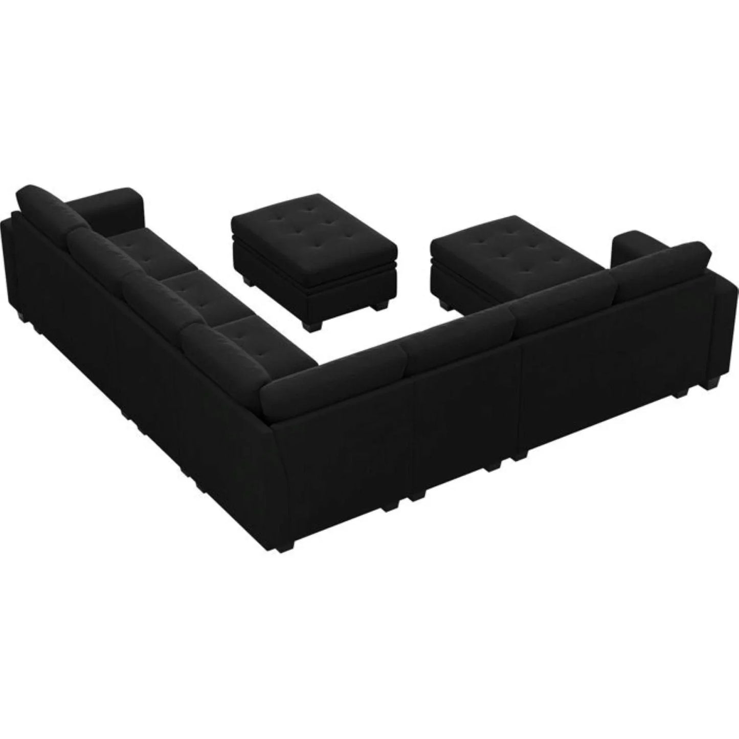 Moris Modular Corner Fabric Sofa – Modern Versatile Sectional