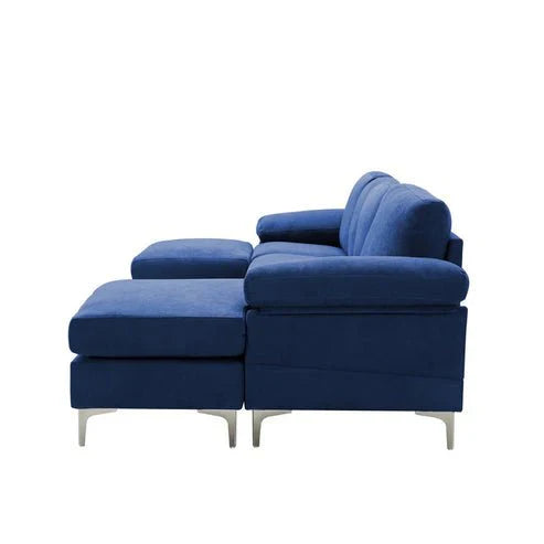 Coral 6 Seater U-Shape Sofa – Modern Family Sectional Couch