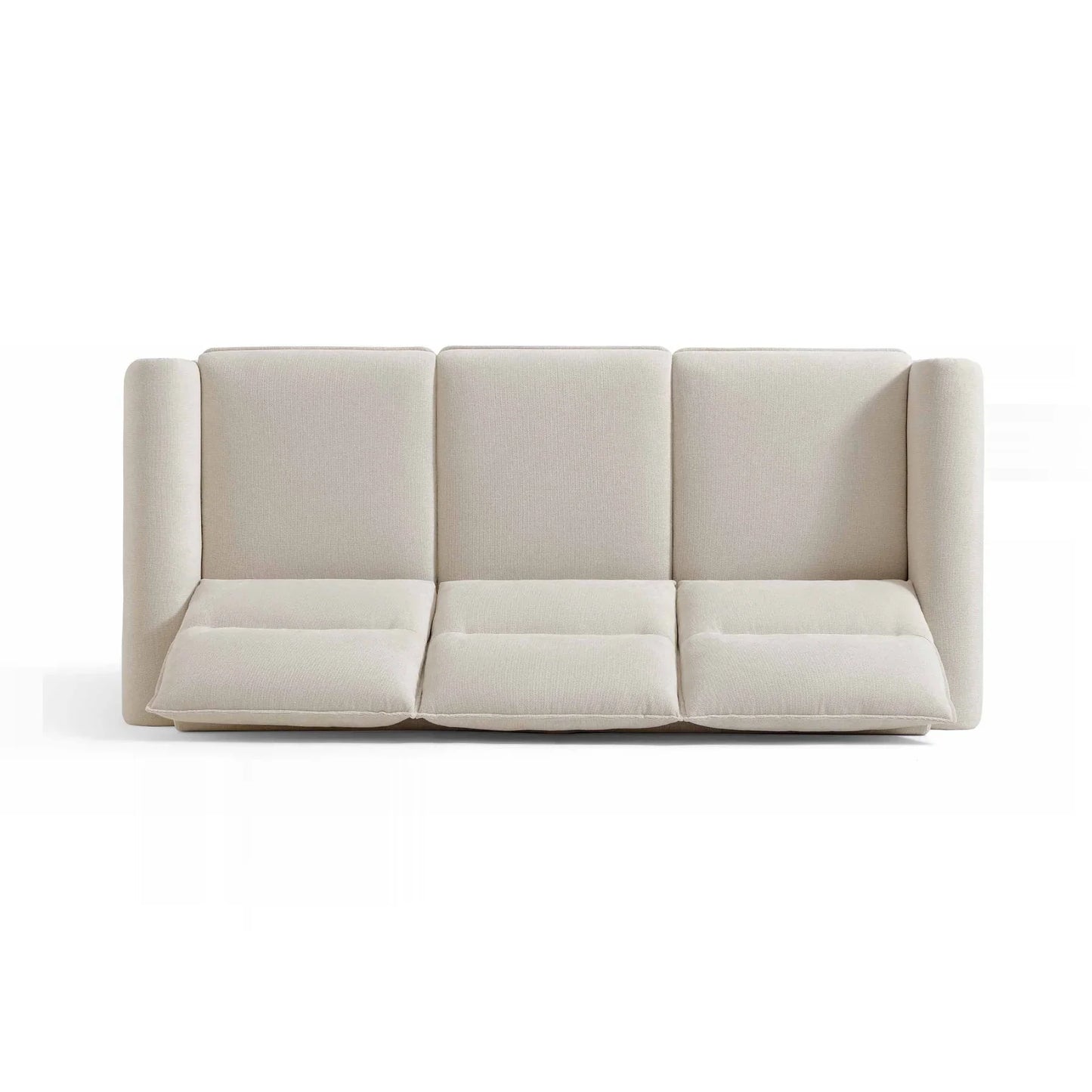 BORIS White Cotton Linen Sofa – Modern Fabric Sofa UK | Heaven Furnishing