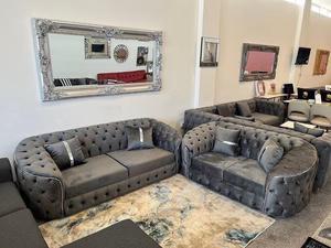 Khalifa Chesterfield 3+2 Seater Sofa Set – Heaven Furnishing