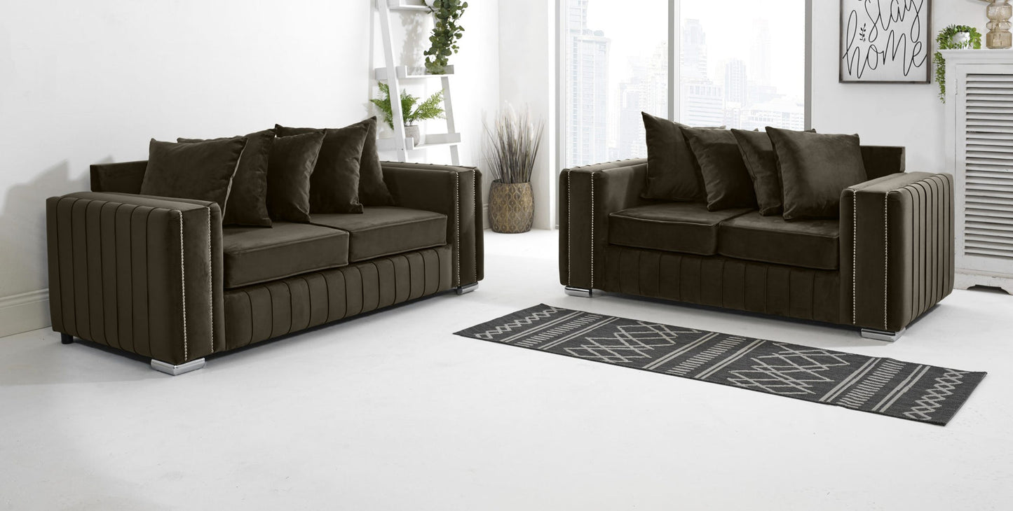 Layla 3+2 Scatterback Sofa Set – Heaven Furnishing