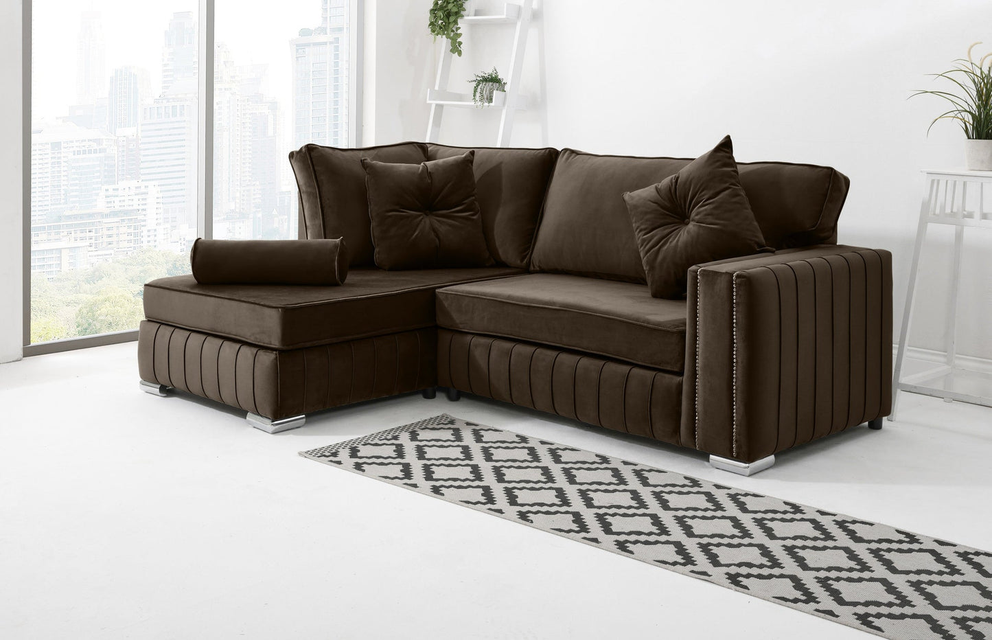 Layla Lounge Fullback Sofa + Extra Cushions | Heaven Furnishing