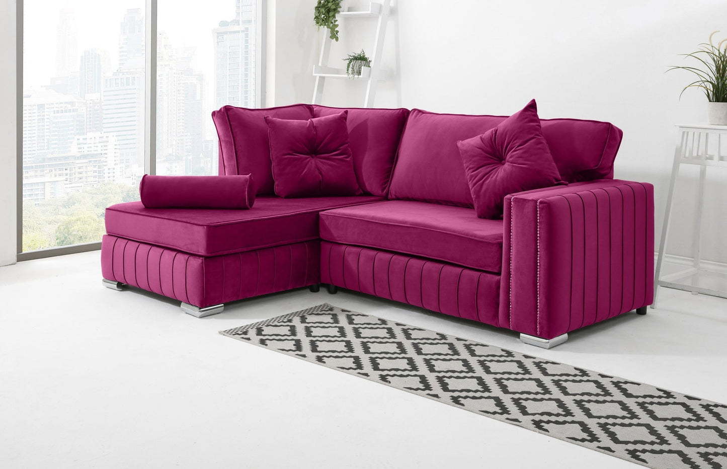Layla Lounge Fullback Sofa + Extra Cushions | Heaven Furnishing