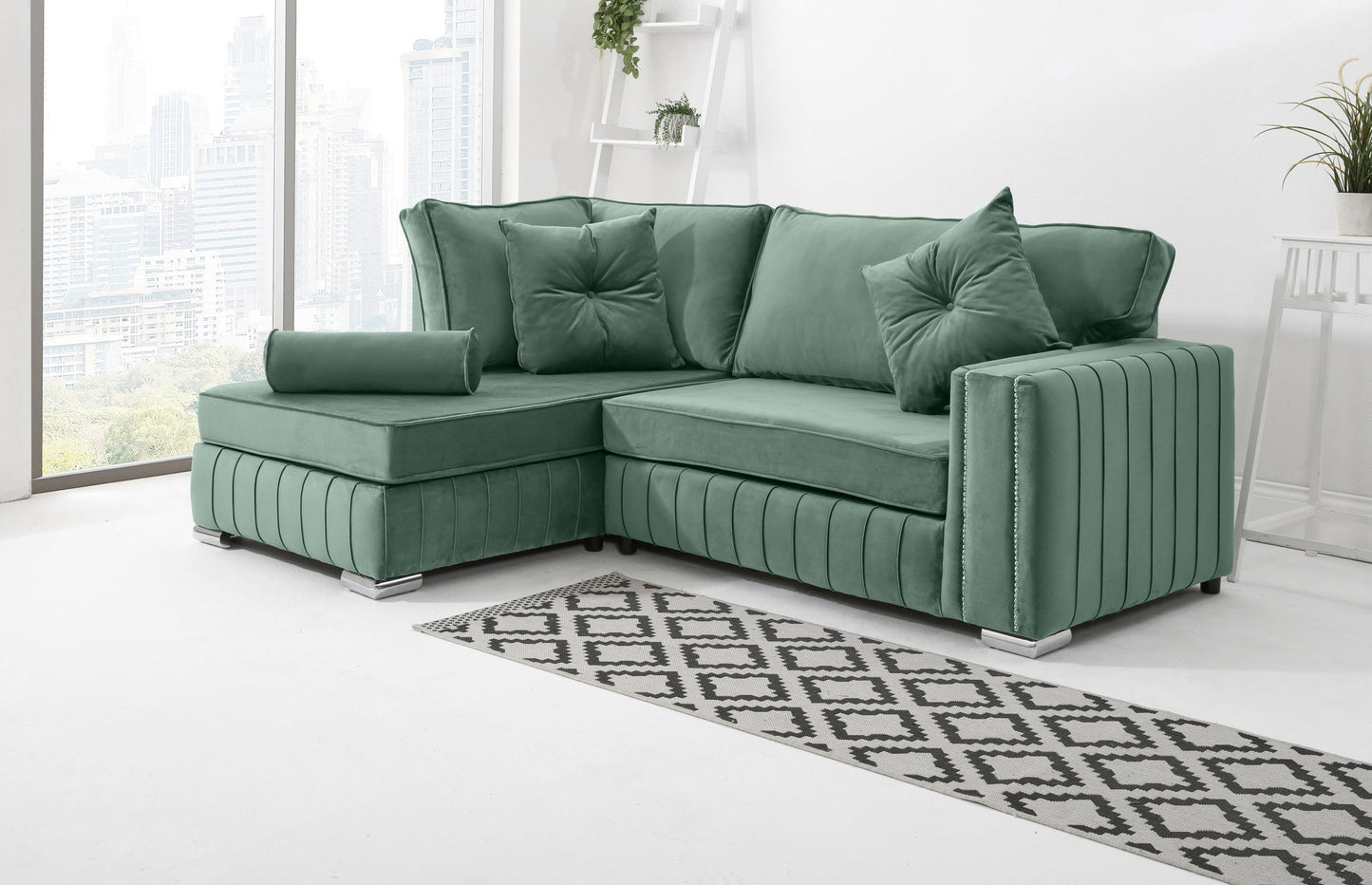 Layla Lounge Fullback Sofa + Extra Cushions | Heaven Furnishing