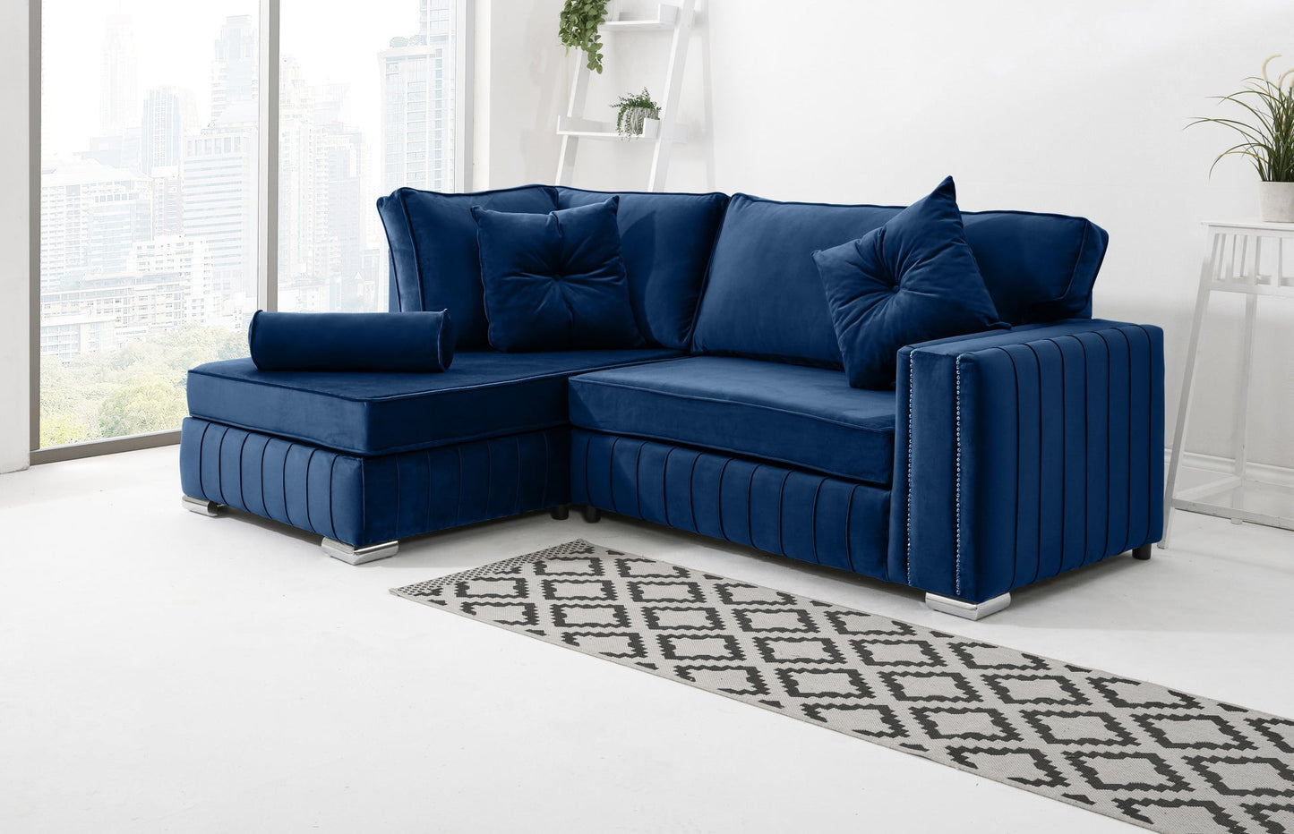 Layla Lounge Fullback Sofa + Extra Cushions | Heaven Furnishing