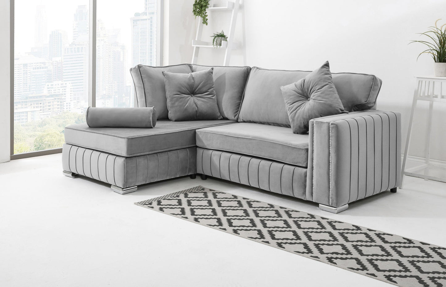 Layla Lounge Fullback Sofa + Extra Cushions | Heaven Furnishing