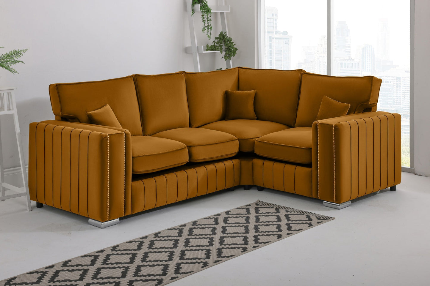 Layla Corner Fullback Sofa – Heaven Furnishing