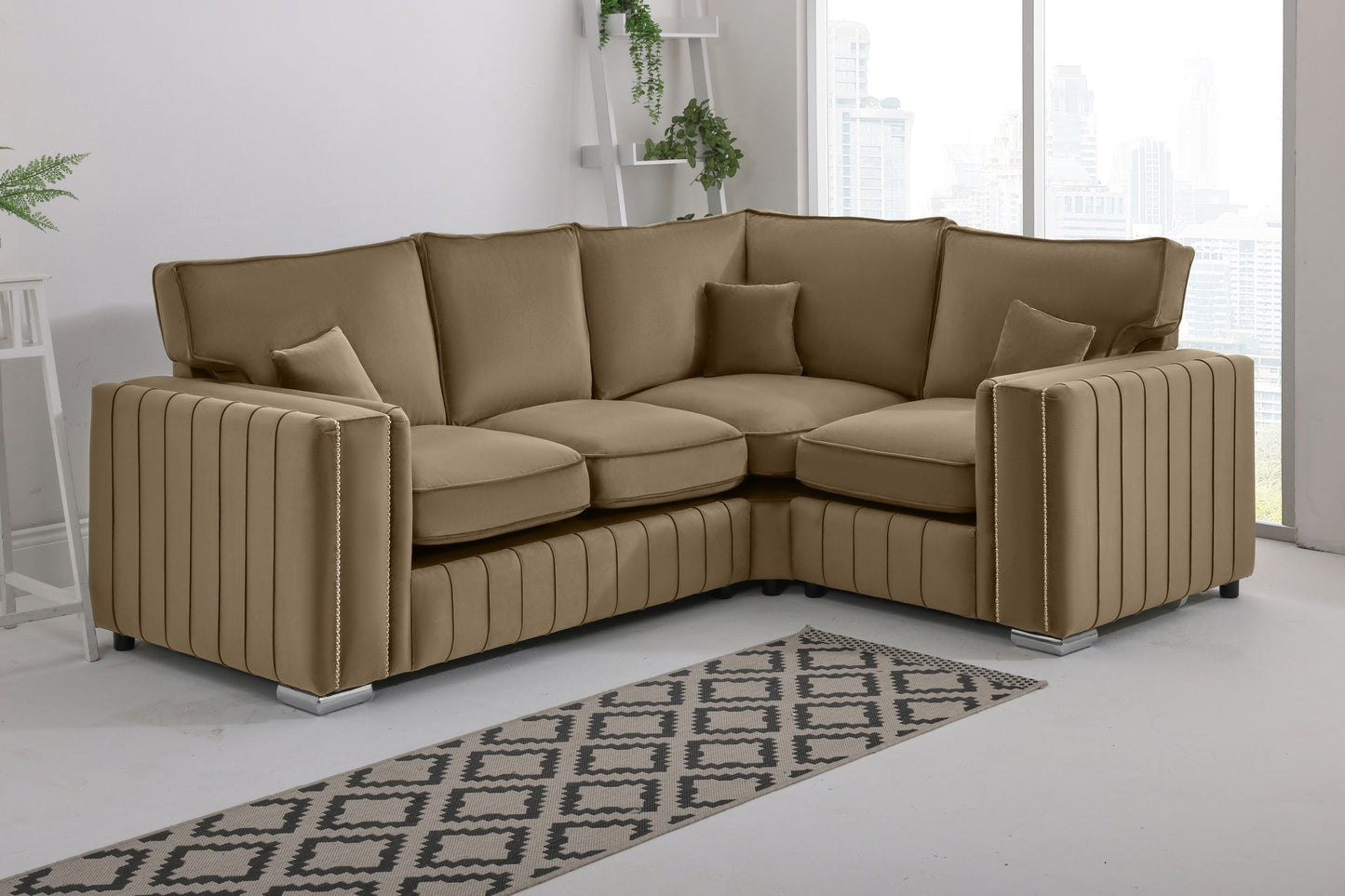 Layla Corner Fullback Sofa – Heaven Furnishing