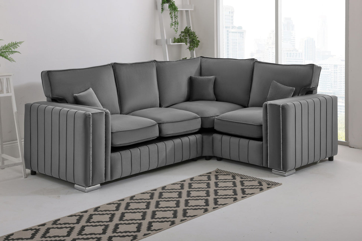 Layla Corner Fullback Sofa – Heaven Furnishing
