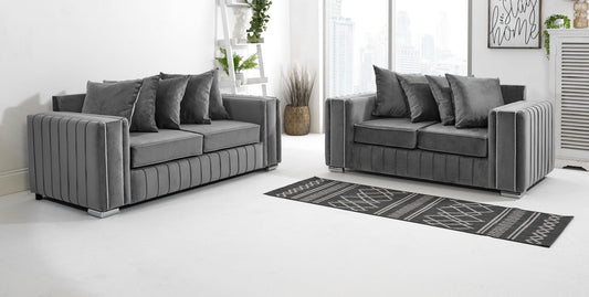 Layla 3+2 Scatterback Sofa Set – Heaven Furnishing