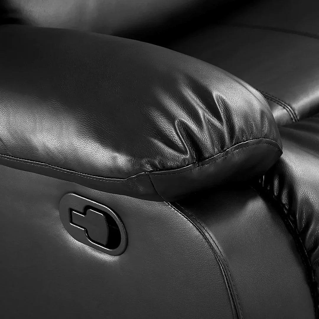 Roma Leather Recliner Corner Sofa – Luxury L-Shaped Comfort