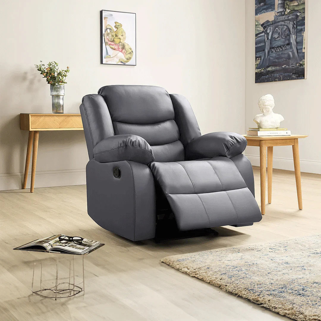 Roma Leather Recliner Sofa Armchair – Luxury Comfort for Homes