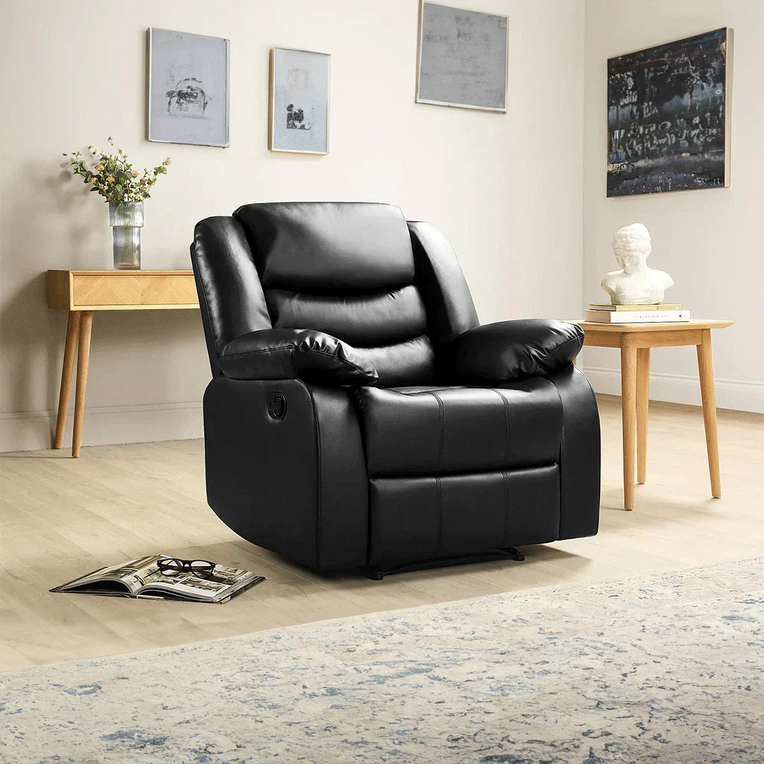 Roma Leather Recliner Sofa Armchair – Luxury Comfort for Homes