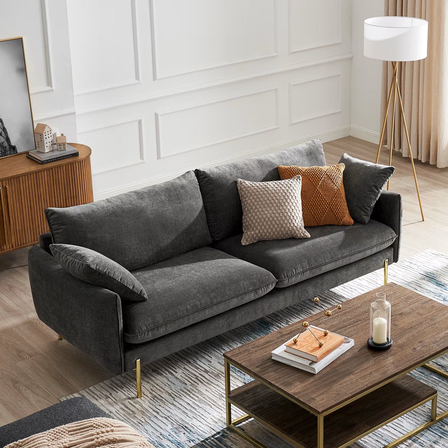 Verona Sofa – Luxury 3-Seater Fabric Sofa | ABI Convenient Store UK
