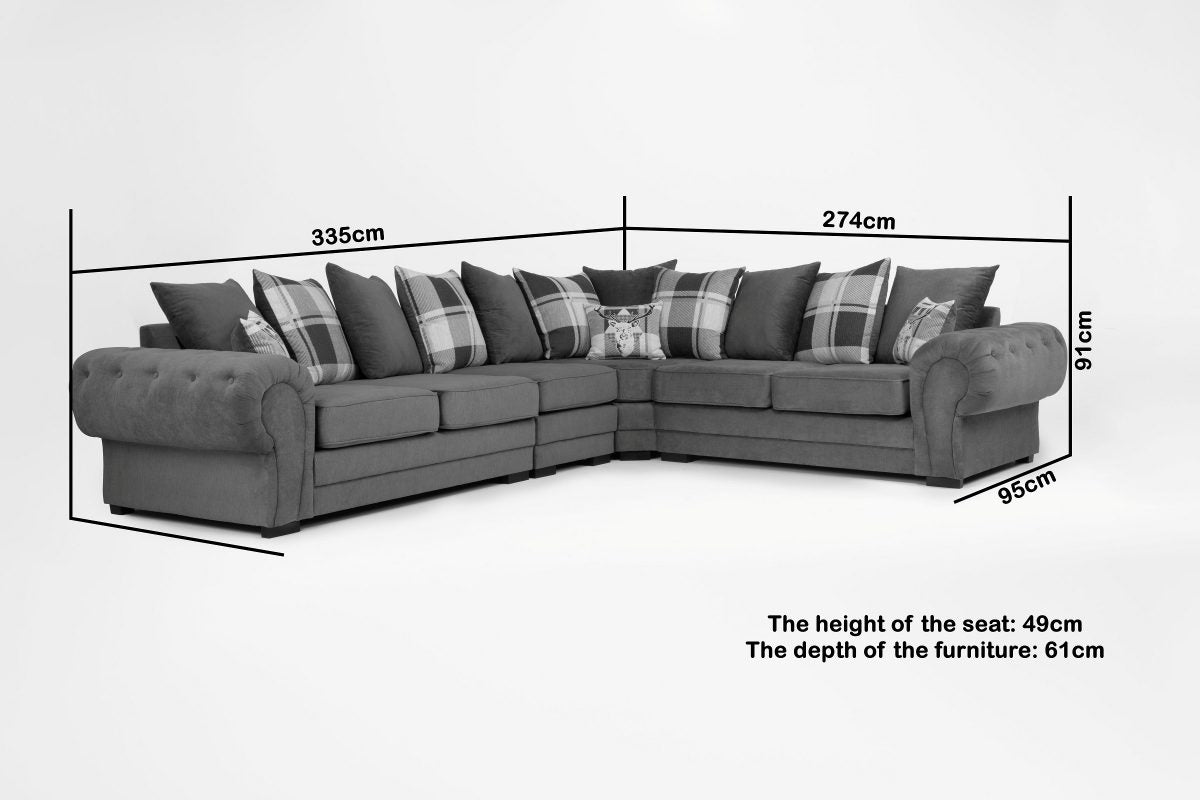 Verona Extended Corner Sofa – Heaven Furnishing