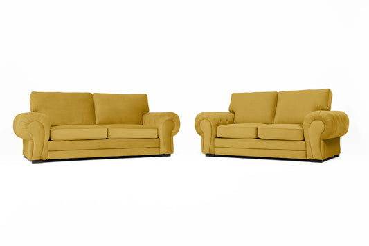 Verona Velvet 3+2 Sofa Set – Heaven Furnishing
